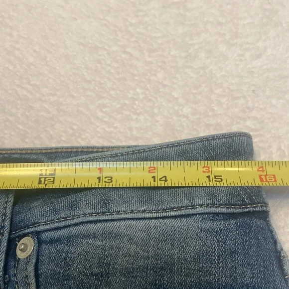 LUCKY BRAND Size 4/27 Bermuda Blue Jean Shorts - Picture 3 of 11